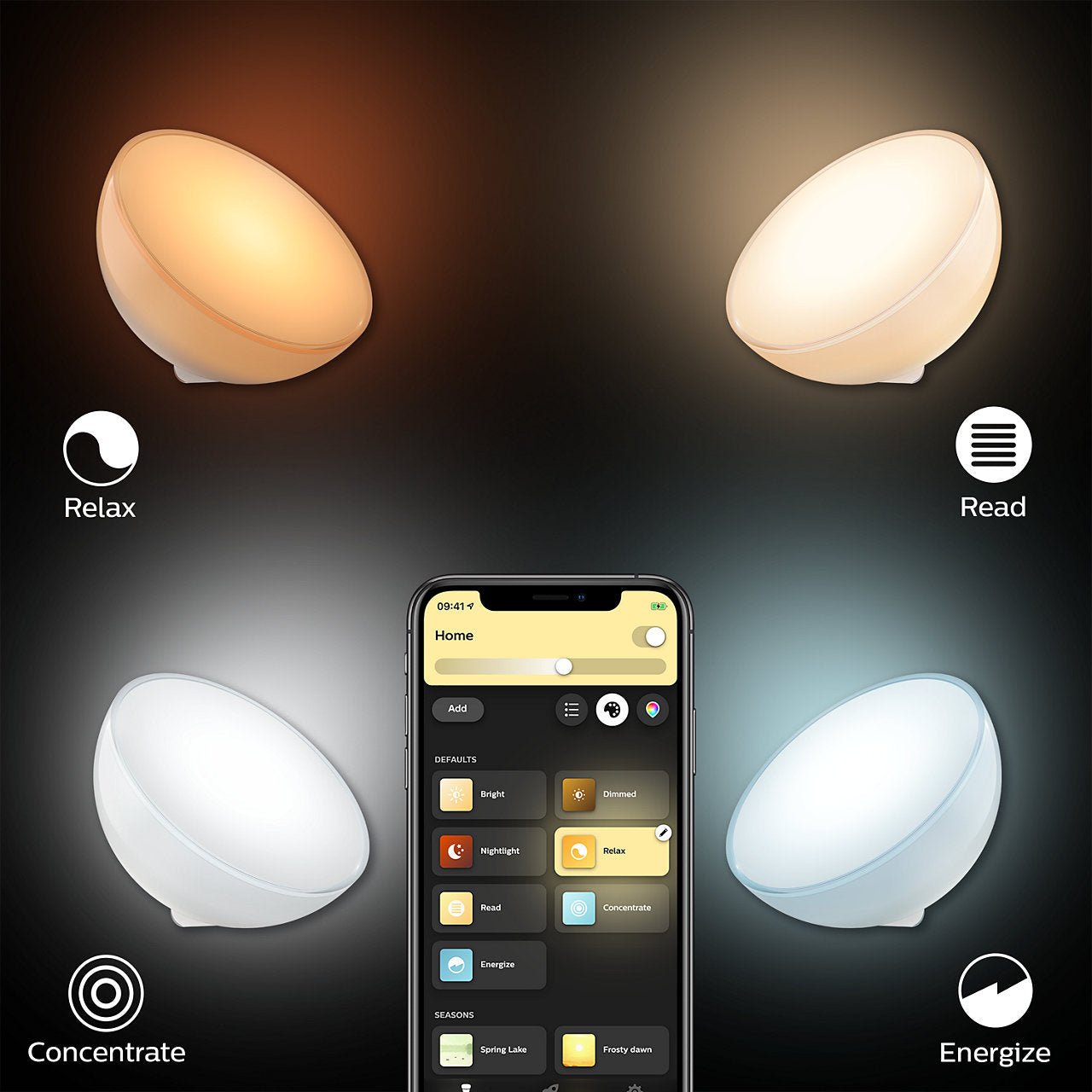 Philips HUE GO V2 Portable Light - Bluetooth-Hue Lamps-Philips Hue